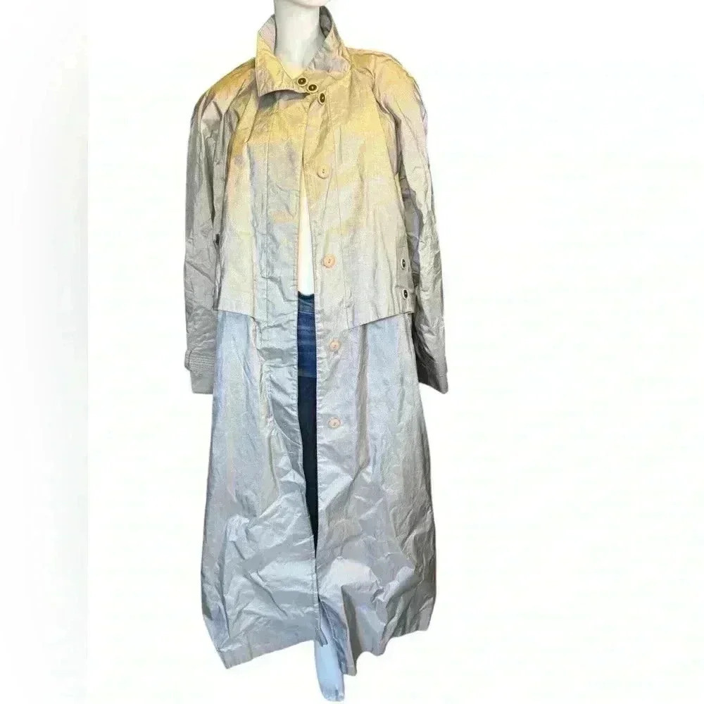 Maggie Burnes vintage 1980’s DuPont thermolite trench coat size 20.